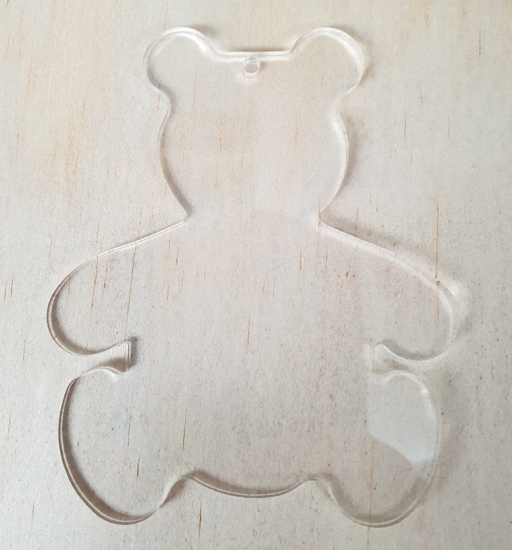 Bear acrylic blank (3 inch) –