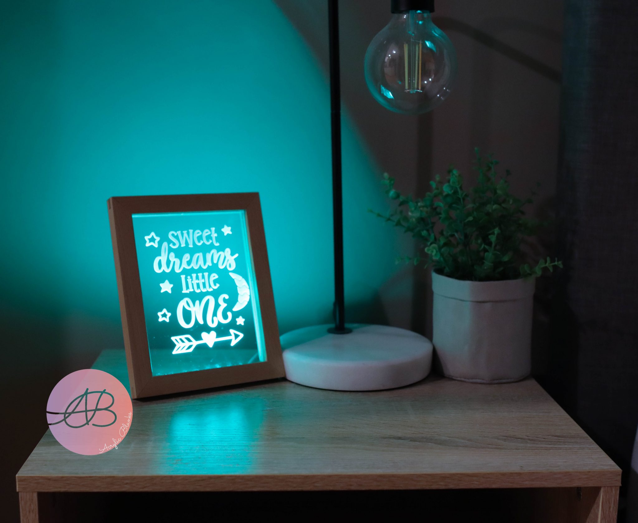 LED Photo Frame (RGB) Acrylic Blanks Australia