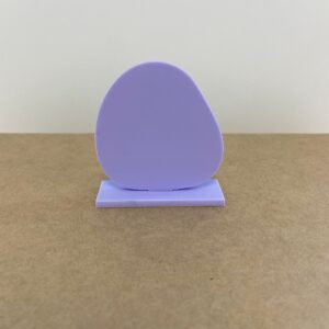 50mm Acrylic Pebble Price Tag With Base